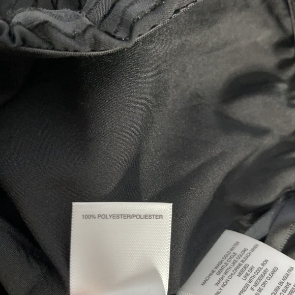 new RACHEL Rachel Roy Black Striped Asymmetrical Hem Maxi Dress US XS - Picture 7 of 7